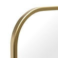 thumbnail image 4 of Mainstay Round Edge Tabletop Easel Mirror with a Modern Gold Finish Vanity Mirror 7" x 5", 4 of 6