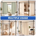 thumbnail image 7 of SUNALLY Room Dividers Curtain Rod No Drilling, 4-10ft(H) 28-70inch(W) Adjustable Room Separator for Space Partition, Heavy Duty Floor to Ceiling Tension Rod, Black, 7 of 7