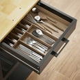thumbnail image 6 of Lofka, KC30, Painted Finish, Rolling, Kitchen Storage Cart, Black, 6 of 8