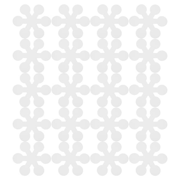 20 Pcs Shower Grip Floor Non-slip Stickers Waterproof Stickers 10X10X0.2CM White