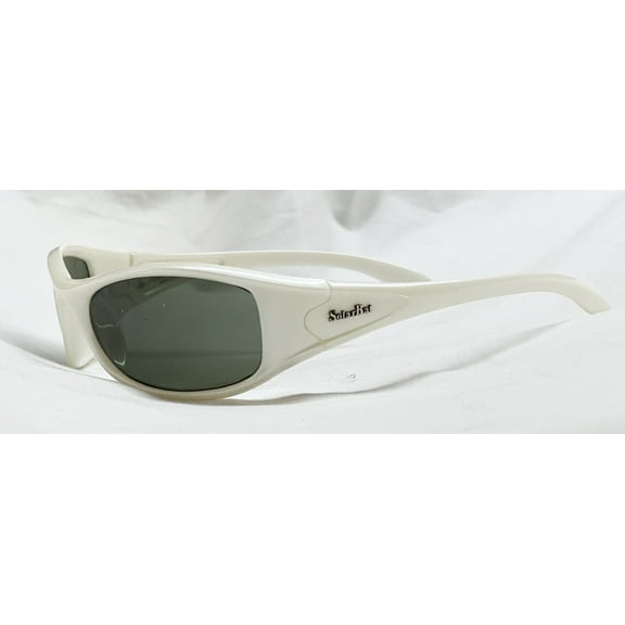 Solar Bat Eye Protection AR1007 White with Gray Lenses