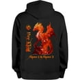 thumbnail image 2 of Dragon Her King/ His Queen Couple Matching Hoodie 2D S-5XL Unisex, 2 of 4
