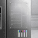 thumbnail image 1 of Tablero de menú magnético acrílico para cocina, calendario semanal acrílico para refrigerador, tablero acrílico de borrado en seco para refrigerador con 6 marcadores magnéticos borrables de, 1 of 7