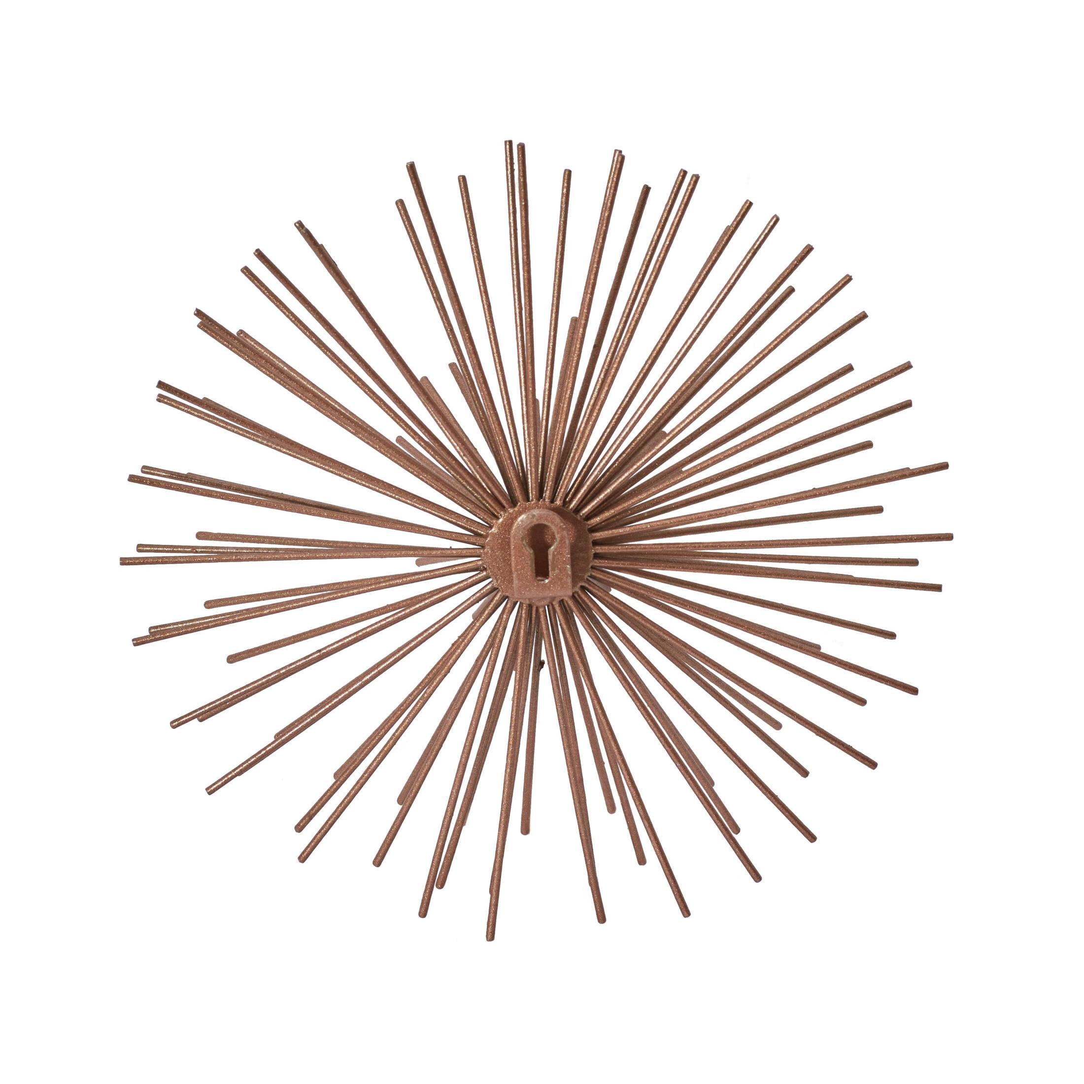 CosmoLiving by Cosmopolitan Copper Metal 3D Starburst Wall Decor (3 Count)
