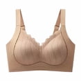 thumbnail image 4 of Seamless Bras for Women Plus Size Thin Breathable Beauty Back Minimizer Bra Wireless Bras, 4 of 9
