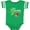 Football Green and White, variant on Inktastic Gigi's Little Monkey Grandchild Boys or Girls Baby Bodysuit