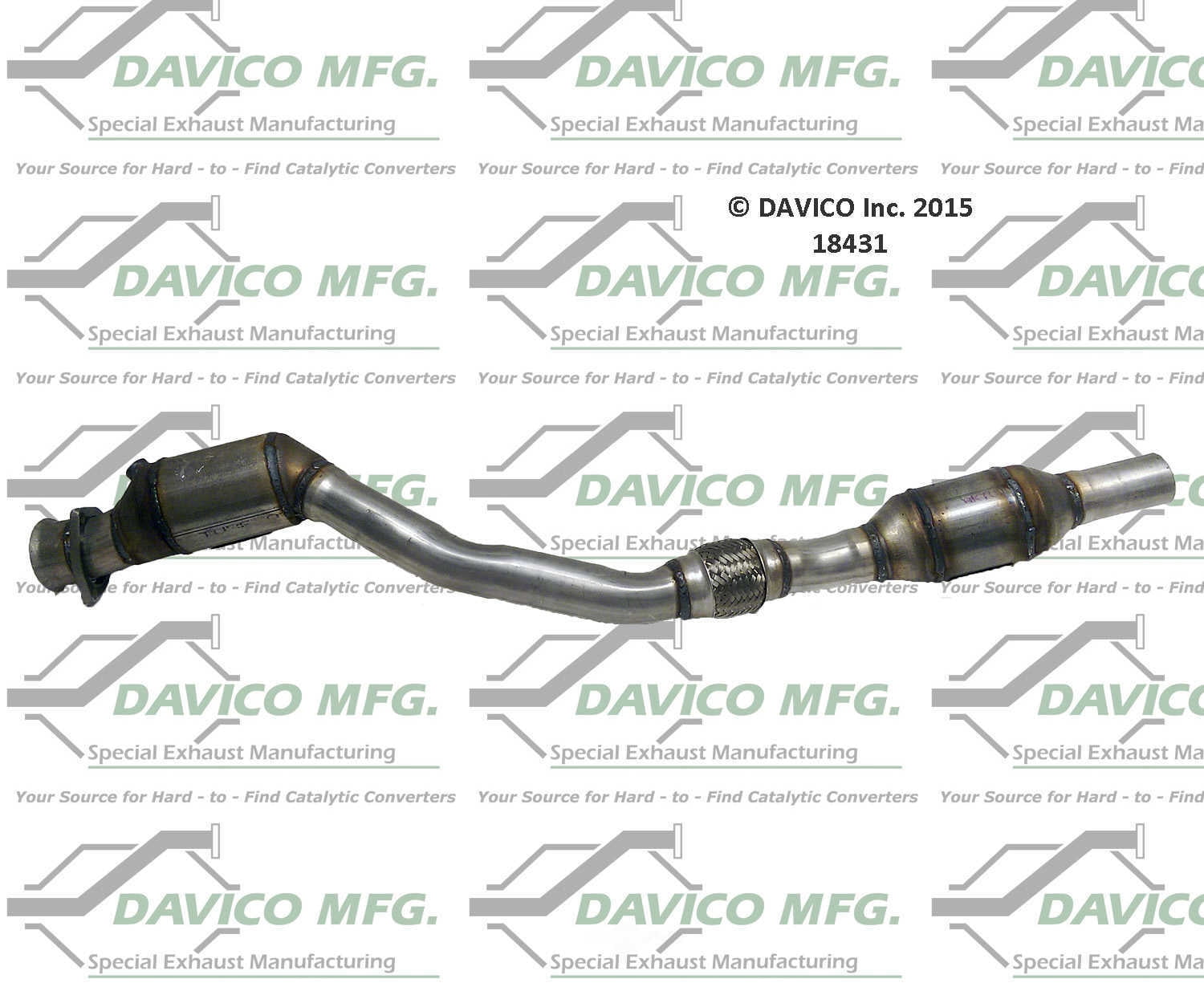 Davico Mfg 18431 Direct-Fit Catalytic Converter