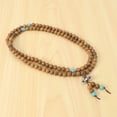 thumbnail image 6 of NEW 108 Sandalwood Buddhist Buddha Meditation Prayer Bead Bracelet Necklace, 6 of 7