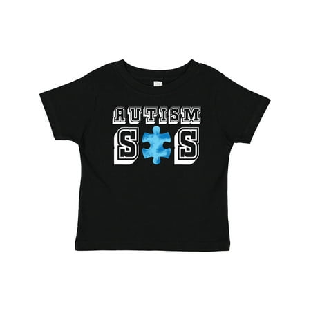 

Inktastic Autism Awareness Autism Sis with Blue Puzzle Piece Gift Baby Boy or Baby Girl T-Shirt