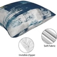 thumbnail image 5 of Pillow Covers 18x18 Inch Set of 4 Abstract Blue Grey Throw Pillow Covers Farmhouse Cushion Case Decor for Sofa Couch, 5 of 6