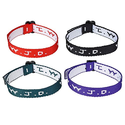 Rhode Island Novelty Rhode Island Novelty W.W.J.D. bing Bracelets, One Dozen per Order