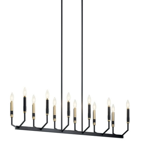 

Kichler 52350 Armand 12 Light 43 Wide Taper Candle Chandelier - Black