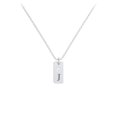 thumbnail image 1 of Collier Étiquette Initiale avec Pierre de Naissance, 1 of 6
