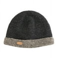 thumbnail image 2 of Erin Knitwear Male Adult Crochet Irish Beanie with Fleece Lining- Gray, One Size, 2 of 5