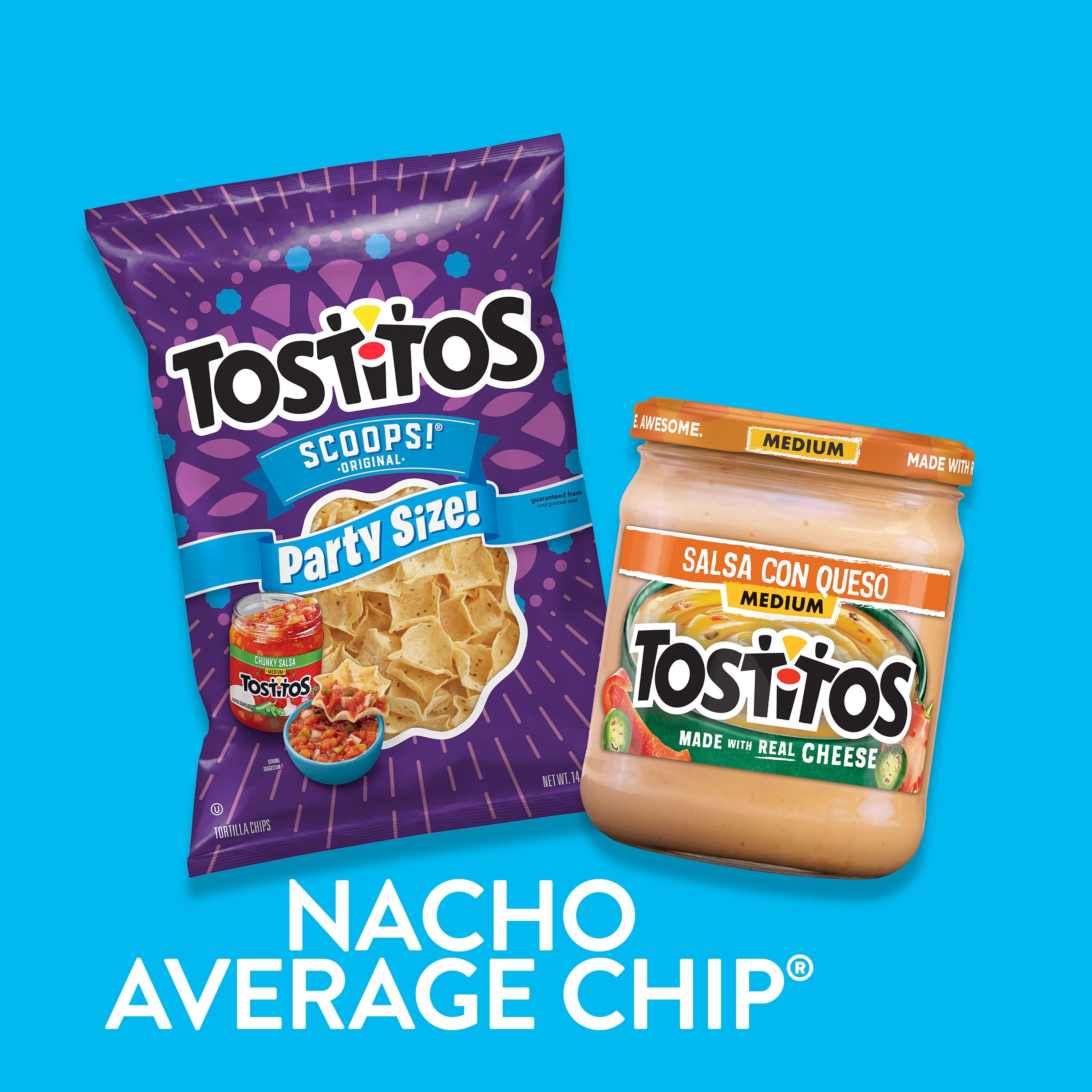 Tostitos Scoops Tortilla Chips & Cheetos Crunchy Cheese Snacks