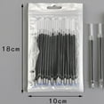 thumbnail image 2 of Matoen Gel Pen Refills 0.5mm, 50 Liquid Gel Ink Pen Refills, Gel Ink Pen Replace Refills Black, Pen Refill Low Ink Viscosity, Easy Drying, Smooth Writing, 2 of 7