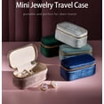 thumbnail image 6 of TAIMY Mini Travel Jewelry Case, Velvet Small Travel Jewelry Box, Portable Jewelry Travel Organizer Box for Rings Earrings Necklaces, Gifts for Women Girls(Pink Lavender), 6 of 6