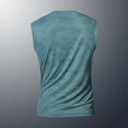 thumbnail image 6 of 2026 Summer Shirts for Men Casual and Fashionable Solid Color Ice Silk Sleeveless Round Neck T-shirt, 6 of 8