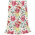 thumbnail image 2 of Pofeuu Christmas Cute Pigs Print Ultra-Soft Micro Fleece Blanket,for Bed Or Sofa,All Season Throw Blankets Flannel Blanket-80"x60", 2 of 7