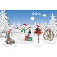 thumbnail image 2 of Accessoires Department 56 pour Collections de Village Figurine de Cardinal Assis sur une Roue de Chariot de Noël, 2,5 Pouces, Multicolore, 2 of 2