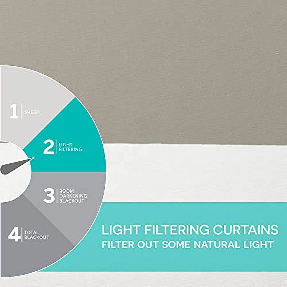 Exclusive Home Cabana Stripe Indoor/Outdoor Light Filtering Grommet Top Curtain Panel Pair, 54"x108", Cloud Grey