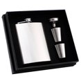 thumbnail image 1 of Hip Flask Gift Set,hip Flasks For Liquor For Men With Black Leather Cover, 1 of 5