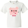 thumbnail image 3 of Inktastic Kawaii I Love Pigs Youth T-Shirt, 3 of 5