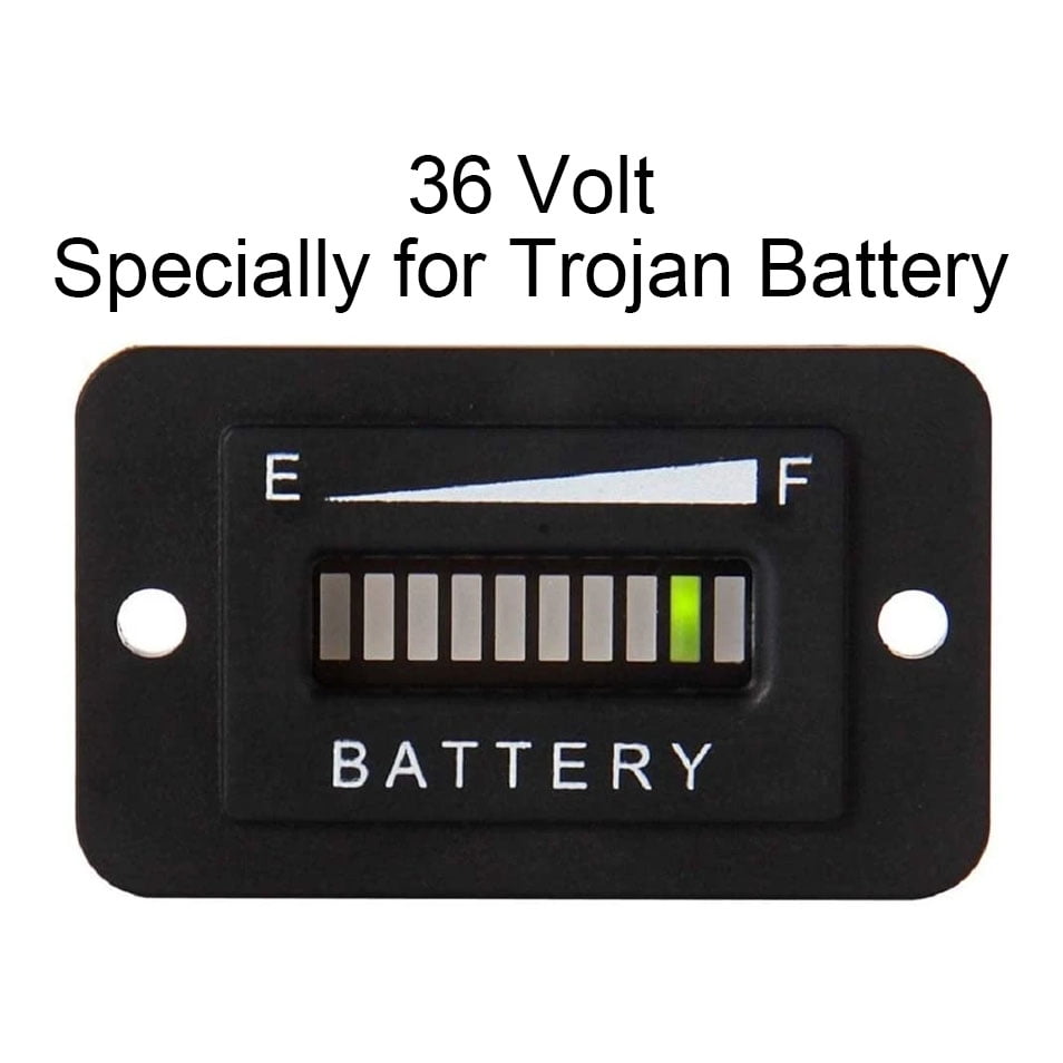 36V EZGO Club Car Yamaha Golf Cart Battery Indicator Meter TROJAN
