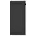 thumbnail image 5 of vidaXL Outdoor Storage Cabinet Black 65x37x85 cm PP, 5 of 5