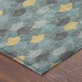 thumbnail image 3 of Addison Rugs Chantille Indoor/Outdoor Transitional Geometric Teal Machine Washable Runner Rug, 2'3" x 7'6", 3 of 8