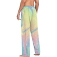 thumbnail image 6 of Bubbly Sparkly Rainbow Men's Pajama Pants, Soft and Comfortable Lounge Sleep Bottoms with Pockets, Men's Sleepwear with Custom Print, Medium, 6 of 7