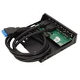 thumbnail image 4 of Hub USB de panel frontal, panel frontal de 3,5 pulgadas Hub de panel frontal de EE. UU. Hub USB de panel frontal de pulgadas Diseñado para durar, 4 of 12