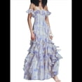 thumbnail image 3 of Vestidos Largos de Verano para Mujer, con Hombros Descubiertos, Florales, con Volantes, para Playa, Estilo Bohemio, para Invitada de Boda M, 3 of 9