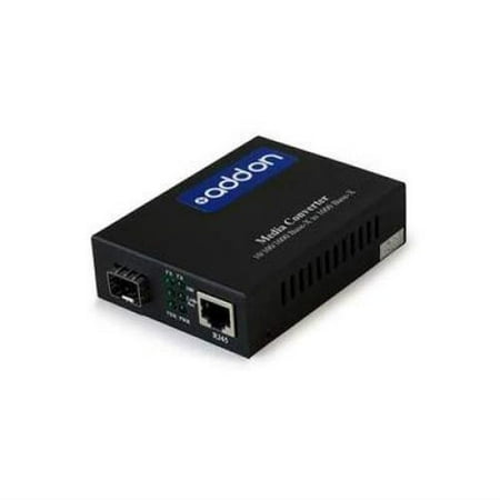 UPC: 0821455725740 | Add-On ADD-GMCP30-SX-5SC 10  100 & 1000Base-TX to 1000Base-SX MMF POE Plus Media Converter – 850nm – 550m