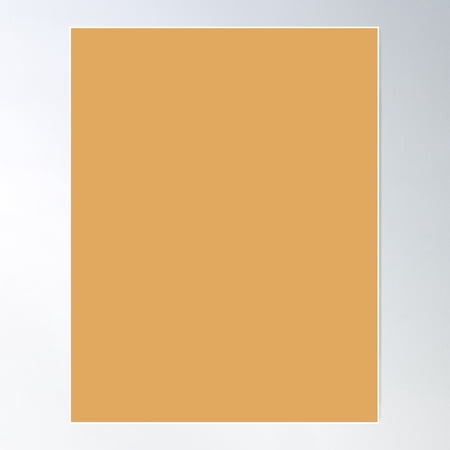 Golden Harvest - #E1A95F Poster Wall Art, Modern Wall Decor For Living Room Bedroom, 8x12 UNFRAMED