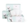 Set of 3 PurCotton Quality Cotton Tissue 100% Cotton 100pc/BX Pack 200mmx200mm Sheet Super Soft 原厂正品 (300 Pack) …