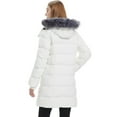 thumbnail image 5 of Wantdo Women's Puffer Jacket Windproof Winter Coat Stylish Winter Parka Jacket White L, 5 of 12