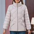 thumbnail image 2 of Winter Coats for Women Winter Warmth Short Coat With Stand Collar For Cold Weather And Everyday Fashion Outerwear Winter Jackets for Women, 2 of 4