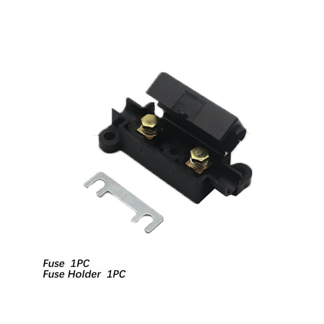 【1Set】 Auto fuse Flat Plate Type 32V Fork Type Bolt Battery Fuse Car Modification Stand 20A 30A 40A 50A 60A 70A - 200A Fuse Box