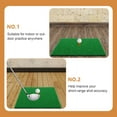 thumbnail image 4 of HONMEET Golf Mat Practice Indoor Golf Grass Mat for Home Use 2Pcs 30x30cm, 4 of 6