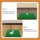 thumbnail image 4 of unbranded 2Ud Golfs Hitting Mat De Nylon Verde Para Entrenamiento Y Portátil, 4 of 6
