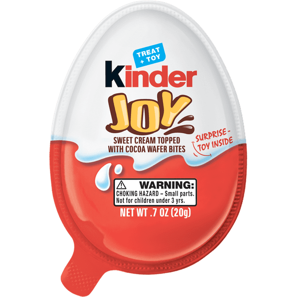 Kinder JOY Chocolate Egg Candy With Toys Inside, 0.7 oz