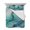 Blue, variant on Teal Marble King Size Down Alternative Comforter, Lightweight Comforter Quilt Bedding Set with Pillow Shams Impressionist Ink Painted Abstract All Seasons Bed Comforter Duvet Insert 96"x106"