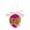 Hot Pink, variant on 6CM Easter Plastic Hanging Egg - Mosaic-Style Sequin Decor Egg, DIY Holiday Ornament for Wreaths & Trees