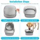 thumbnail image 5 of Bebedero para perros 2L Sin derrames Bebedero para perros de gran capacidad, 5 of 8