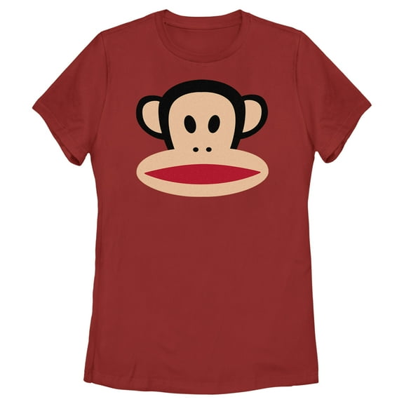 Women's Paul Frank Julius Logo Graphic Tee Red Large