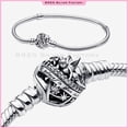 thumbnail image 2 of Charms Pandora momentos Disney Tinker Bell enlace cadena de hueso de serpiente pulsera Plata Plateada DIY Joyería Gao Jiahui unisex, 2 of 2