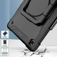 thumbnail image 3 of elitegadget Case for Samsung Galaxy Tab S6 Lite 10.4" 2024/2020/2022 - Heavy Duty Impact Resistant Case Cover with Rotating Ring Stand (Black/Black), 3 of 5
