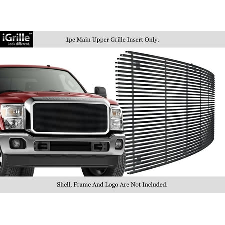 - Fits 2011-2014 Ford F250/F350 Super Duty Stainless Black Billet Grille #N19-J82868F