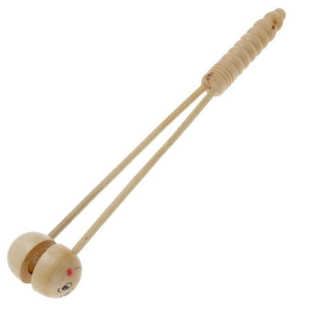 Wooden Massage - Unique Bargains Back Neck Arms Massage Wooden Half-round Knock Massager